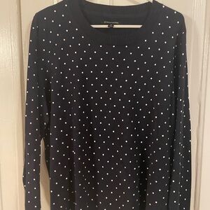 41 Hawthorn Dark Blue Knit Top